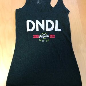 Doughnuts & Deadlifts racerback tank